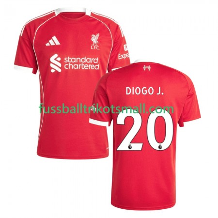 Fußballtrikots Liverpool Diogo Jota 20 2025-2026 Kurzarm Heimtrikotsatz kaufen